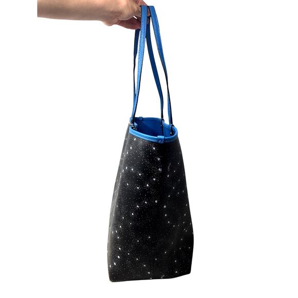 Coach Coated Canvas Reversible City Tote - Starry Sky / Bright Blue - Picture 5 of 15